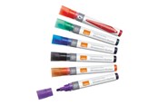 Kirjoitus- ja piirustustarvikkeet - Nobo Liquid Ink - marker - black red blue green orange purple (pack of 6) - 1901077