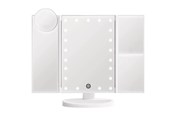 Meikkipeilit - UNIQ Hollywood trifold make up spejl - hvid - 4777-1