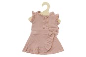 Nuket & tarvikkeet - Heless Dolls Wrap Skirt Pink with Ruffles 28-35 cm - 1423