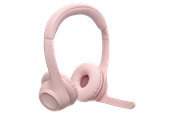 Kuulokkeet - Logitech Zone 300 Wireless Headset - Vaaleanpunainen - 981-001412