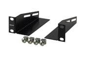 Lisätarvikkeet - Deltaco L-support Rails 10" Cabinet 1U 136mm deep (2-Pack) Black - 10-33L