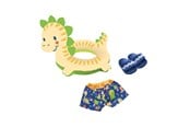 Nuket & tarvikkeet - Heless Doll Swimming set Dino 35-45 cm - 22