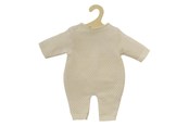 Nuket & tarvikkeet - Heless Dolls Knit Overall Ecru 28-35cm - 1480