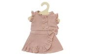 Nuket & tarvikkeet - Heless Dolls Wrap Skirt Pink with Ruffles 35-45 cm - 2423