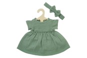 Nuket & tarvikkeet - Heless Doll dress Green with Ruffles 35-45 cm - 2424