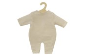 Nuket & tarvikkeet - Heless Dolls Knit Overall Ecru 35-45 cm - 2480