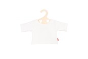 Nuket & tarvikkeet - Heless Doll T-Shirt White on Clothes Hanger size 35-45 cm - 2956