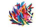 Askartelu- ja taidetarvikkeet - Colorations - Colored Duck Feathers 28.5 grams - CHDUCKOZ