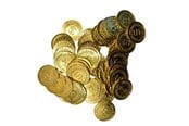 Lelut - Pocket Money Golden Coins 50 pcs - 500028