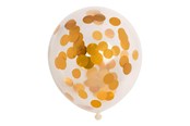 Lelut - Globos Confetti Balloons Paper Confetti Metallic Gold 30cm 6pcs. - 1128003