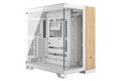 Kotelot - Corsair 6500X - White/Bamboo Wood - Kotelot - Miditower - Valkoinen - CC-9011284-WW