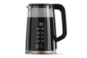 Vedenkeitin - Black & Decker Vedenkeitin Kettle Glass Black 1.7L - Musta - 2200 W - ES9580090B