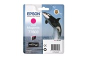 Mustepatruunat, värikasetit ja lisävarusteet - Epson T7603 - vivid magenta - original - ink cartridge - C13T76034N10