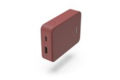 Powerbank - Hama Powerbank Colour 10 10000mAh USB-C+USB-A Red Powerbank - Punainen - 10000 mAh - 00201714