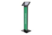 Näytön kiinnitys - Compulocks Galaxy Tab A9 Apex Enclosure Brandable Floor Stand Black - 140B11GAPX9B