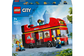 LEGO®  - LEGO City 60407 Punainen kaksikerroksinen turistibussi - 60407