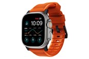 Smartwatch - Lisävarusteet - Nomad Rugged Strap - orange/black - AW Ultra 2/1 (49mm) 9/8/7 (45mm)/6/SE/5/4 (44mm)/3/2/1 (42mm) - NM01217985