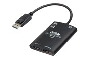 Näyttö- & audiokytkimet - ATEN VS92DP - video splitter - 2 ports - VS92DP-AT