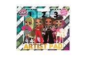 Luovat leikit - L.O.L. LOL. Artist Pad Coloring Book with Sticker Sheet - OM04026
