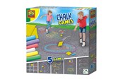 Luovat leikit - SES Creative Sidewalk Chalk Games 5in1 - 02207