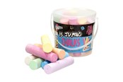 Ulkoleikit - Creative Craft Group Jumbo Sidewalk Chalk in Bucket 15 pcs. - 610001