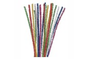 Askartelu- ja taidetarvikkeet - Colorations - Chenille Wire Glitter 100pcs. - CHSPAR