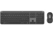 Näppäimistöt - Logitech Signature Slim Combo MK950 for Business - Näppäimistö ja Hiirisetti - Pohjoismainen - Harmaa - 920-012512