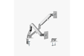 Näytön kiinnitys - Alterzone  Arm Chroma Duo monitorivarsi kahdelle 17"-32" näytölle, valkoinen - ALZARMD-CRM-W