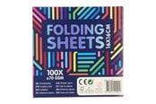 Askartelu- ja taidetarvikkeet - Wins Holland Colored Folding Leaves 16x16cm 100pcs. - SC924