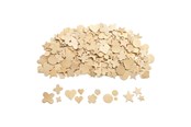 Askartelu- ja taidetarvikkeet - Colorations - Wooden Shapes in 5 Designs 350pcs. - WSHAPE