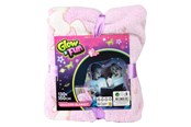 Lastenhuone - Toi-Toys Glow N fun Glow in the Dark Blanket Unicorn 130x150cm - 35563A