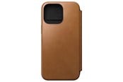 Puhelin - Kannet ja kotelot - Nomad Modern Leather Folio - iPhone 15 Pro Max | English Tan |  Leather - NM01634485