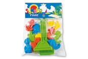 Ulkoleikit - Androni Sand mold set with shovel and rake - 3608-0000
