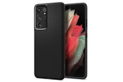 Puhelin - Kannet ja kotelot - Spigen Liquid Air - black - Samsung Galaxy S21 Ultra - ACS02350