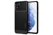 Puhelin - Kannet ja kotelot - Spigen Rugged Armor - black - Galaxy S21 - ACS02421