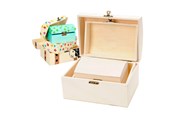 Lastenhuone - Playwood Decorate your own Wooden Treasure Chest 3pcs. - Sl 064
