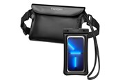 Puhelin - Kannet ja kotelot - Spigen Aqua Shield WaterProof Floating Case + WaterProof Waist Bag A621 Set - black - AMP04533