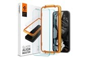 Puhelintarvikkeet - Näytönsuojat - Spigen Glass tR AlignMaster 2 Pack - Google Pixel 8a - AGL07464
