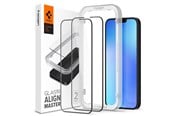 Puhelintarvikkeet - Näytönsuojat - Spigen tR Align Master 2 Pack - FC black - iPhone 16e/14/13/13 Pro - AGL03387