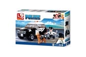 Rakennussarjat - Sluban Police Car with Dog - M38-B0639