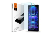 Puhelintarvikkeet - Näytönsuojat - Spigen Glass tR Slim 2 Pack - Xiaomi Redmi Note 12 Pro 5G/Redmi Note 12 Pro+ 5G/POCO X5 Pro 5G - AGL06045