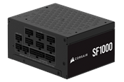 Virtalähde - Corsair SF Series SF1000 (2024) Virtalähde - 1000 Watt - 92 mm - ATX 3.1 - 80 Plus Platina sertifioitu - CP-9020257-EU