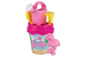 Ulkoleikit - Androni Bucket set Flamingo 6 pieces. - 1335-0FEN