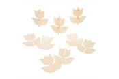 Askartelu- ja taidetarvikkeet - Colorations - Make and Decorate your own Wooden Tulip Set of 12 - CHEZTULI