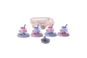 Roolileikit - Cavallino Toys Cavallino Crockery with Dishwashing Rack Pink 30pcs. - 8487SF01
