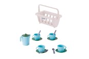 Roolileikit - Cavallino Toys Cavallino Crockery in Basket Blue 15 pieces. - 8325SF01