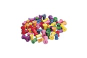 Askartelu- ja taidetarvikkeet - Colorations - Colored Wooden Bobbins Set of 50 - CHCSPOOL