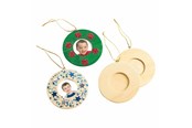 Askartelu- ja taidetarvikkeet - Colorations - Decorate your own Wooden Photo Frame Ornament Set of 12 - CHPHOTO