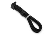 Sisäiset virtakaapelit - DUTZO Sleeved PCI-E 12V-2x6 jatkokaapeli - Lukitse alaspäin - Musta - DSC-PE12V2X6-PD-30-BLK
