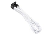 Sisäiset virtakaapelit - DUTZO Sleeved PCI-E 12V-2x6 jatkokaapeli - Lukitse alaspäin - Valkoinen - DSC-PE12V2X6-PD-30-WHT